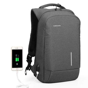Anti Theft Backpack with External USB Charger