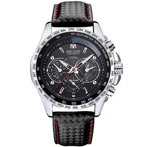 Casual Leather Band Watch