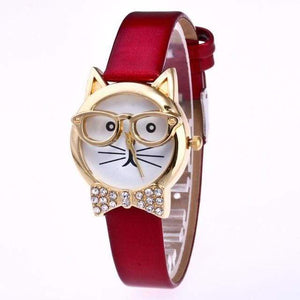 Cat Glasses Wrist Watch