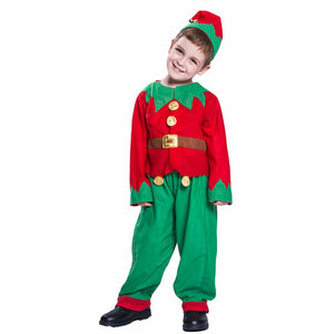 Kids Elf Christmas Costume For Toddlers