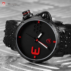Sport Watch Black/Red Creative Design