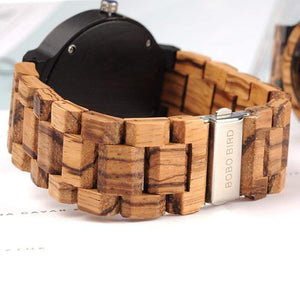 Wood Watch with Week Display