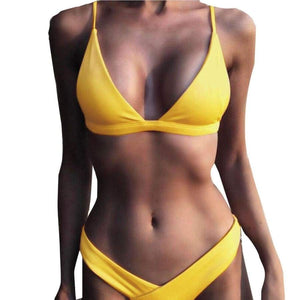 Yellow Brazilian Bikini